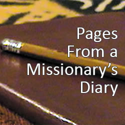 Pages from a missionary's diary